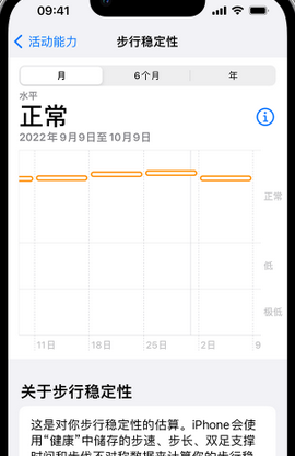 细河iPhone手机维修如何在iPhone开启'步行稳定性通知'