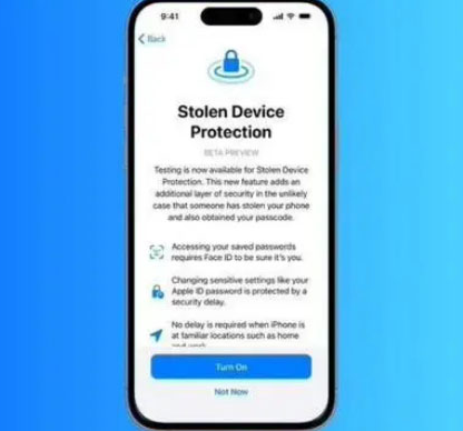 细河苹果授权维修店分享被盗设备保护功能开启方法 