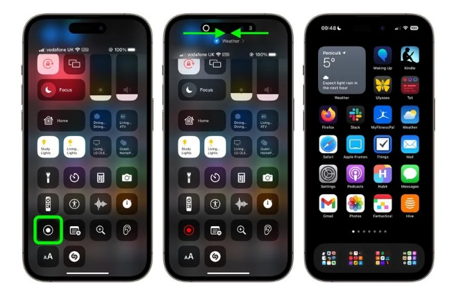细河苹果手机维修分享iPhone14录屏如何隐藏灵动岛和红色指示器 