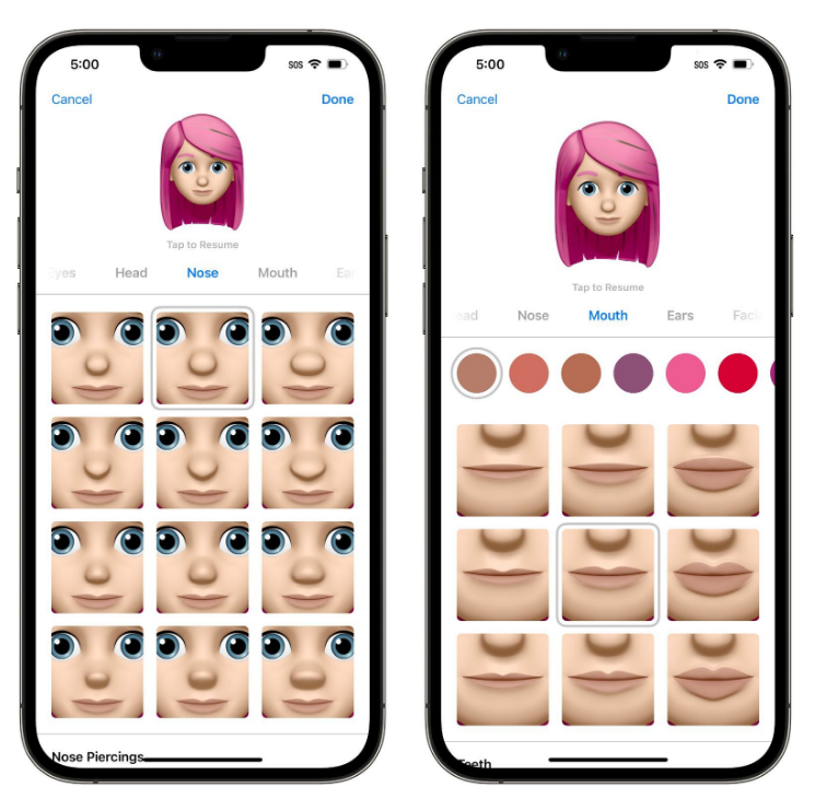 细河苹果手机维修分享​iOS 16中的拟我表情有了哪些变化和升级 