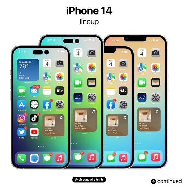 细河苹果14维修分享iPhone 14全家福 